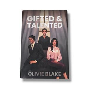 Gifted and Talented SIGNED by Olivie Blake Sprayed Edges Hardcover TOR Novel